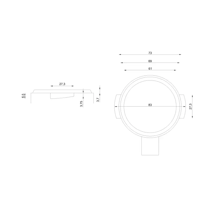 Porte-filtre double Faema E61 Legend Jubilee