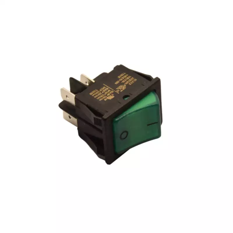 Bipolar switch green 16A 250V