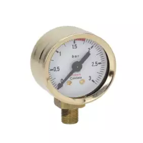 Elektra Microcasa pressure gauge brass