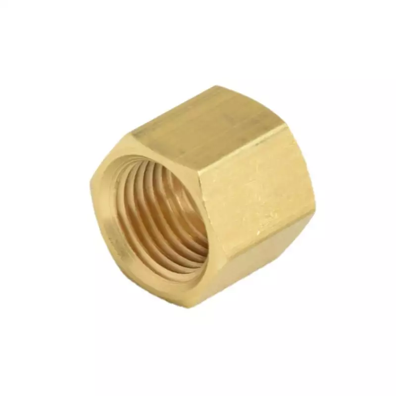 Brass nut 1/4 for 6mm welding cap