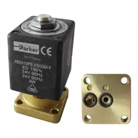 Lucifer solenoid valve 2 way base mounting 220/240V 50/60Hz