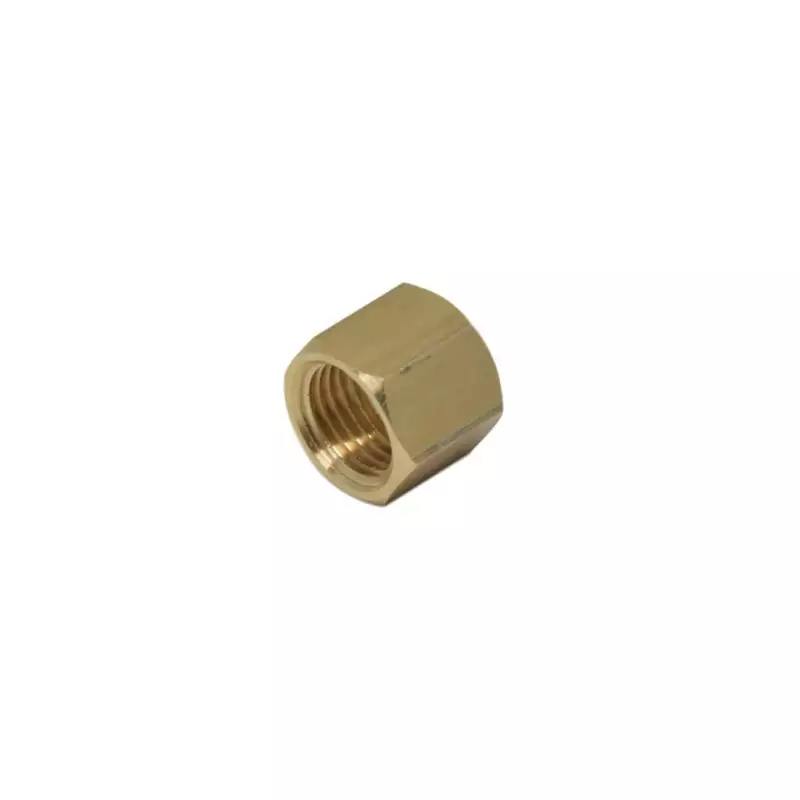 Brass nut 1/4 for 10mm welding cap