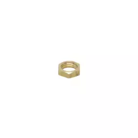 Brass half nut 1/4" 5mm hex 17