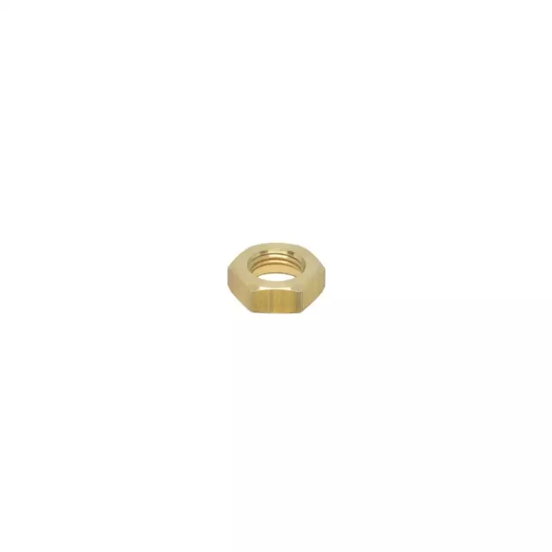 Brass half nut 1/4" 7mm hex 20