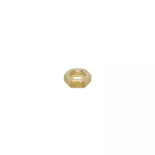 Brass half nut 1/4" 7mm hex 20