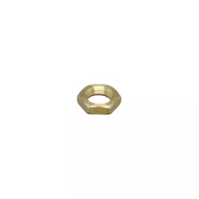 Brass half nut 3/8" 6mm hex 24