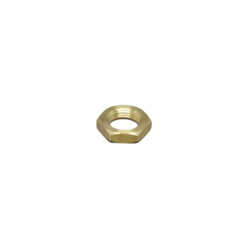 Brass half nut 3/8" 6mm hex 24