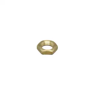 Brass half nut 3/8" 6mm hex 24