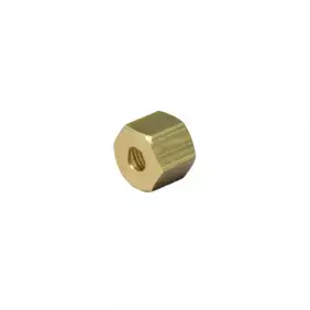 Brass nut 3/8 for 8mm welding cap