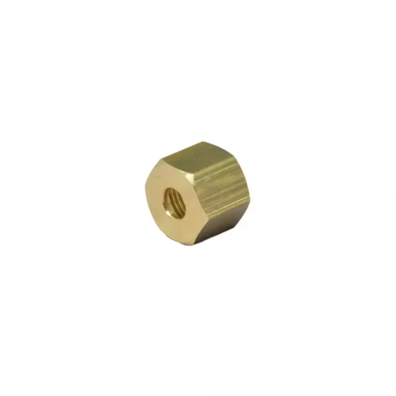 Brass nut 3/8 for 8mm welding cap