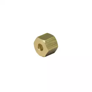 Brass nut 3/8 for 8mm welding cap