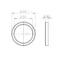 Joint porte-filtre Faema E61 73x57x8.5mm