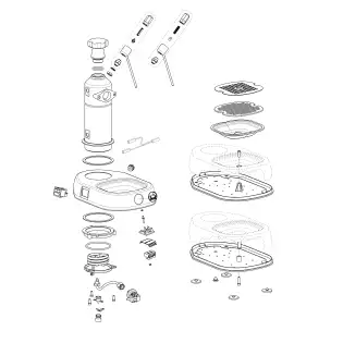 La Pavoni Professional Boiler and body